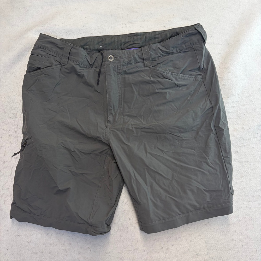 Patagonia Quandary Shorts Mens 38 Gray Hiking Outdoor Cargo Pocket STY55255